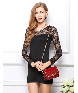  Sexy Casual Cotton Lace Mini Dress S M L XL XXL XXXL