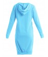 Women's Casual/Daily / Plus Size Dress,Solid Round Neck / Hooded Above Knee Long Sleeve Blue / Black / Gray Polyester Fall Micro-elastic