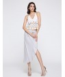 Women's Sexy/Bodycon/Beach/Casual/Lace/Party Micro-elastic Sleeveless A Set (Lace/Cotton)