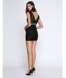 Women's Sexy Deep-v Sequined Bodycon Mini Dress